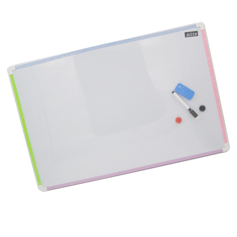 RSC/ALITE 45X60CM WHITE BOARD CLR BOARDER D18-380
