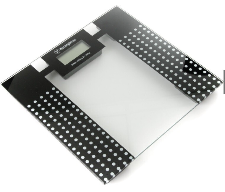 WESTINGHOUSE GLASS 150KG MED BATHROOM SCALE