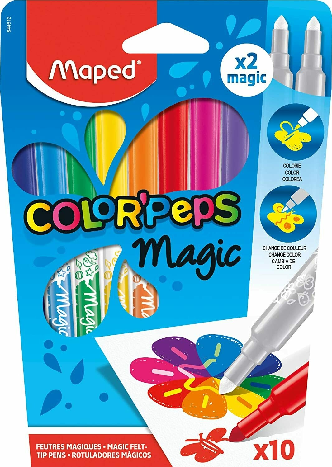 MAPED 10PCS COLOR PEPS MAGIC 844612