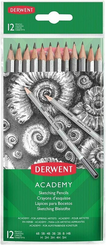 DERWENT 1X12 ACADEMY SKETCHING PENCIL 2300412