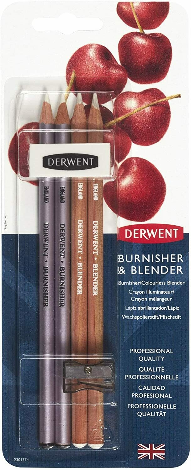 DERWENT BURNISHER &amp; BLENDER SET 2301774