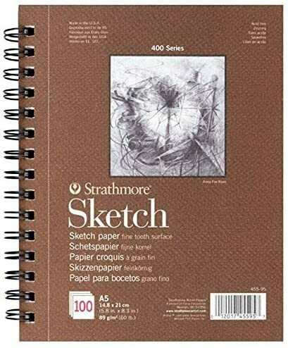 STRATHMORE A5 SKETCH PAD 100SHT 89GRM 455-95