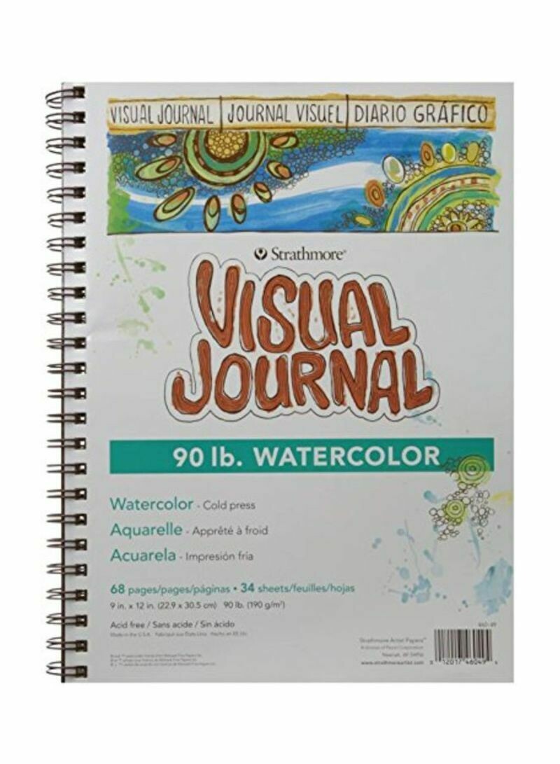 STRATHMORE 22.9X30.5CM WATER COLOR PAD 34SHT 190GR