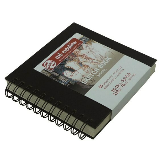 ROYAL TALENS 15X15CM SKETCH BOOK 80SHS 110GSM