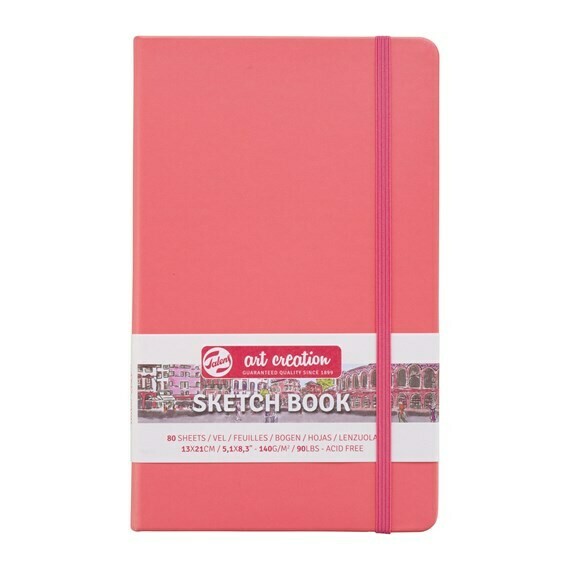 ROYAL TALENS 13X21CM CORAL SKETCHBOOK 80SHS 140GSM