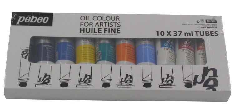 PEBEO 10X37ML FINE OIL COLOR SET-(530)