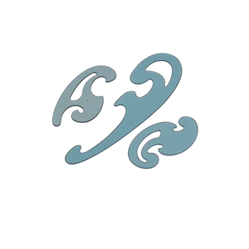 RSC 3PCS HAINIAO FRENCH CURVE NH-8 D16-138