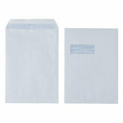 HIS WHITE ENVELOPE 229X324MM WINDOW (A4) 19840WL