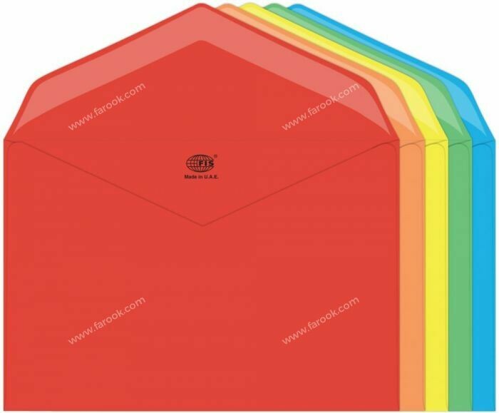 FIS 9X4" 50PCS COLOR ENVELOPES