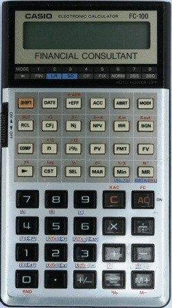 CASIO FC-100 CALCULATOR
