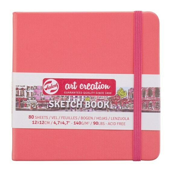 ROYAL TALENS 12X12CM CORAL SKETCHBOOK 80SHS 140GSM