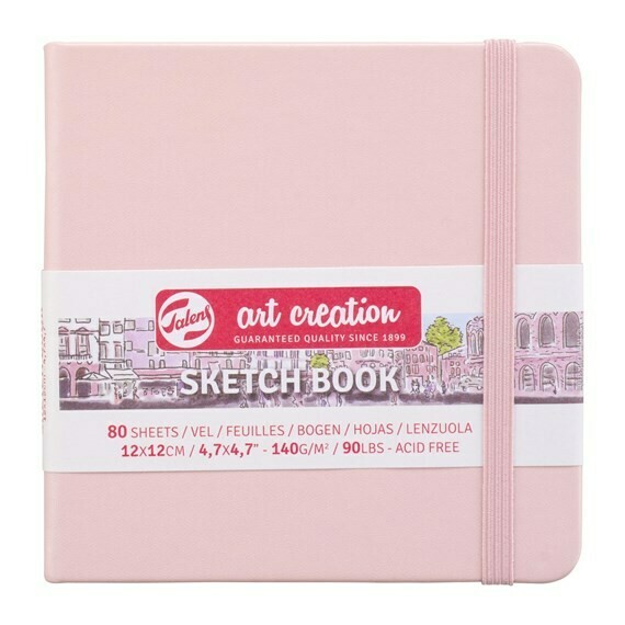 ROYAL TALENS 12X12CM PNK SKETCH BOOK 80SHS 140GSM