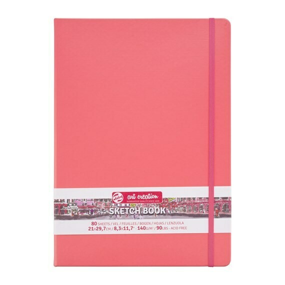 ROYAL TALENS 21X29.7CM CORAL SKETCHBOOK 80S 140GSM