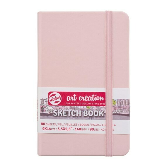 ROYAL TALENS 9X14CM PNK SKETCH BOOK 80SHS 140GSM