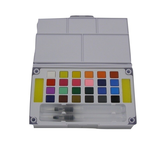 RSC 24 ARTIST WATER COLOR PAN CAKE D19-110