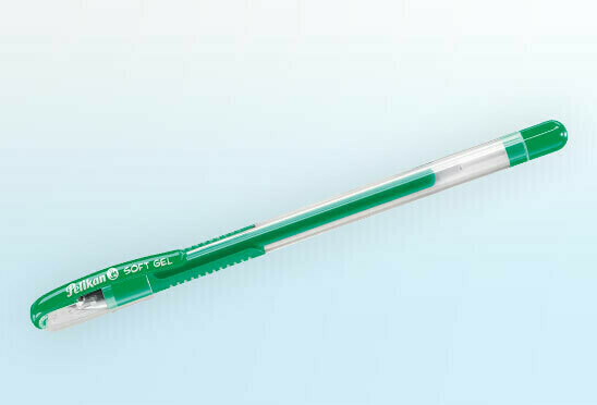 PELIKAN SOFT GEL PEN ASSTD COLOR, Colour: Green