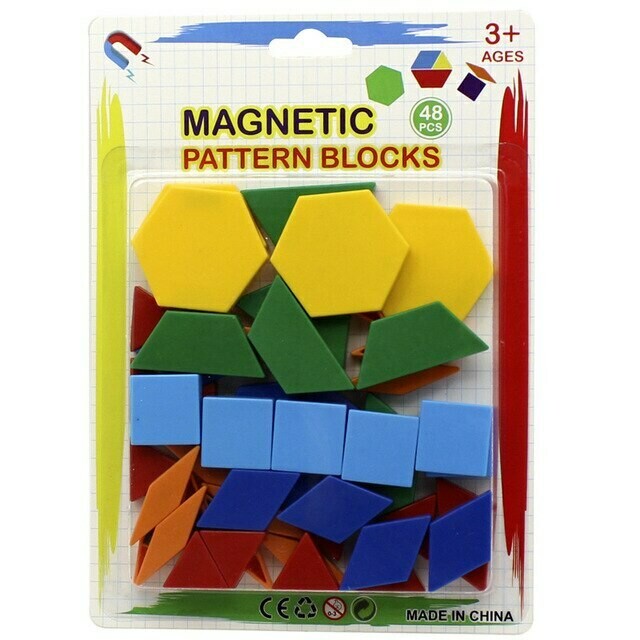 RSC 48PCS MAGNETIC PATTERN BLOCKS P18-515 HN6604