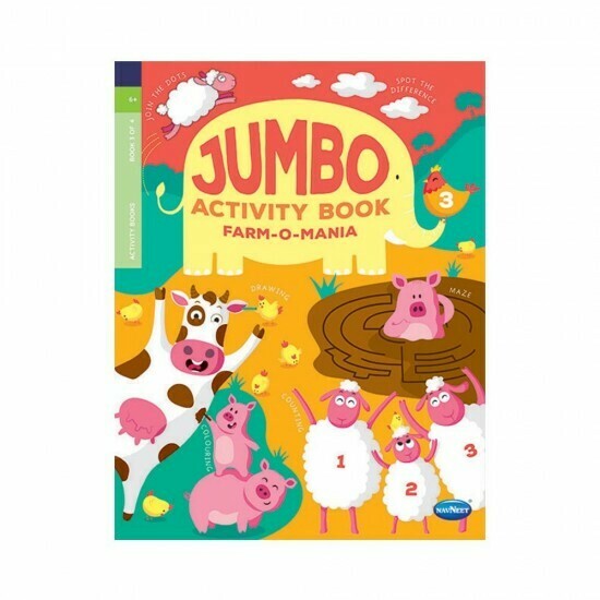 NAVNEET JUMBO ACTIVITY BOOK (FARM-O-MANIA) (3) F0763