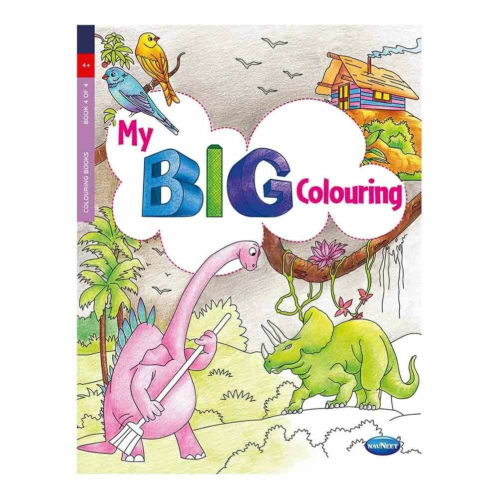 NAVNEET MY BIG COLOURING BOOK-4 F1009