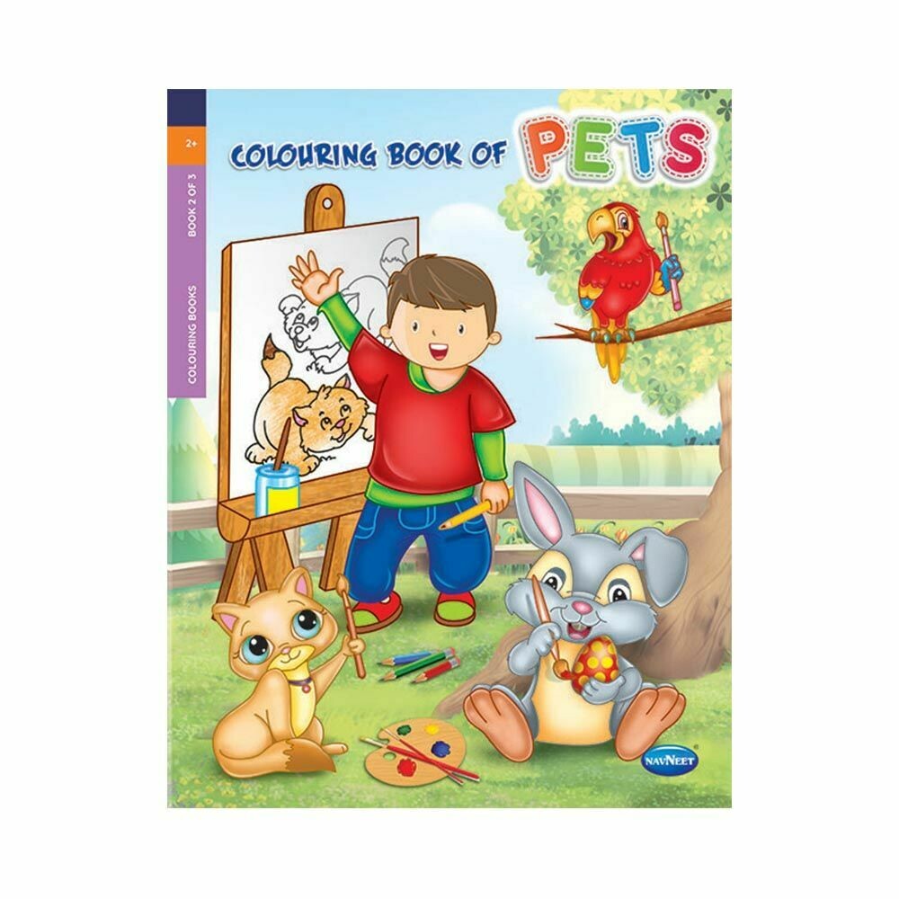 NAVNEET COLOURING BOOK PETS F0772