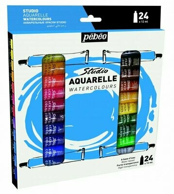 PEBEO WATER COLOR SET 24T12ML 668920