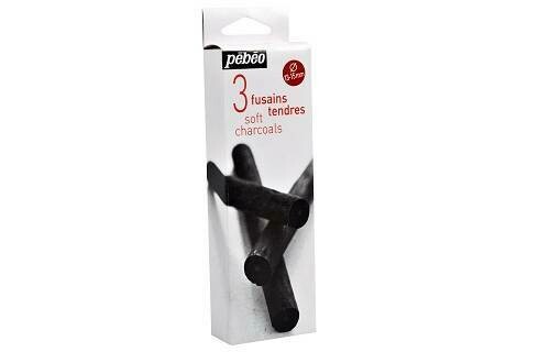 PEBEO 3 SOFT CHARCOAL 13-15MM SET 383130