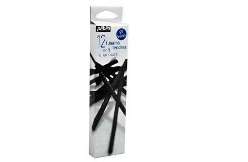 PEBEO 12 SOFT CHARCOAL 5-6MM SET 383100