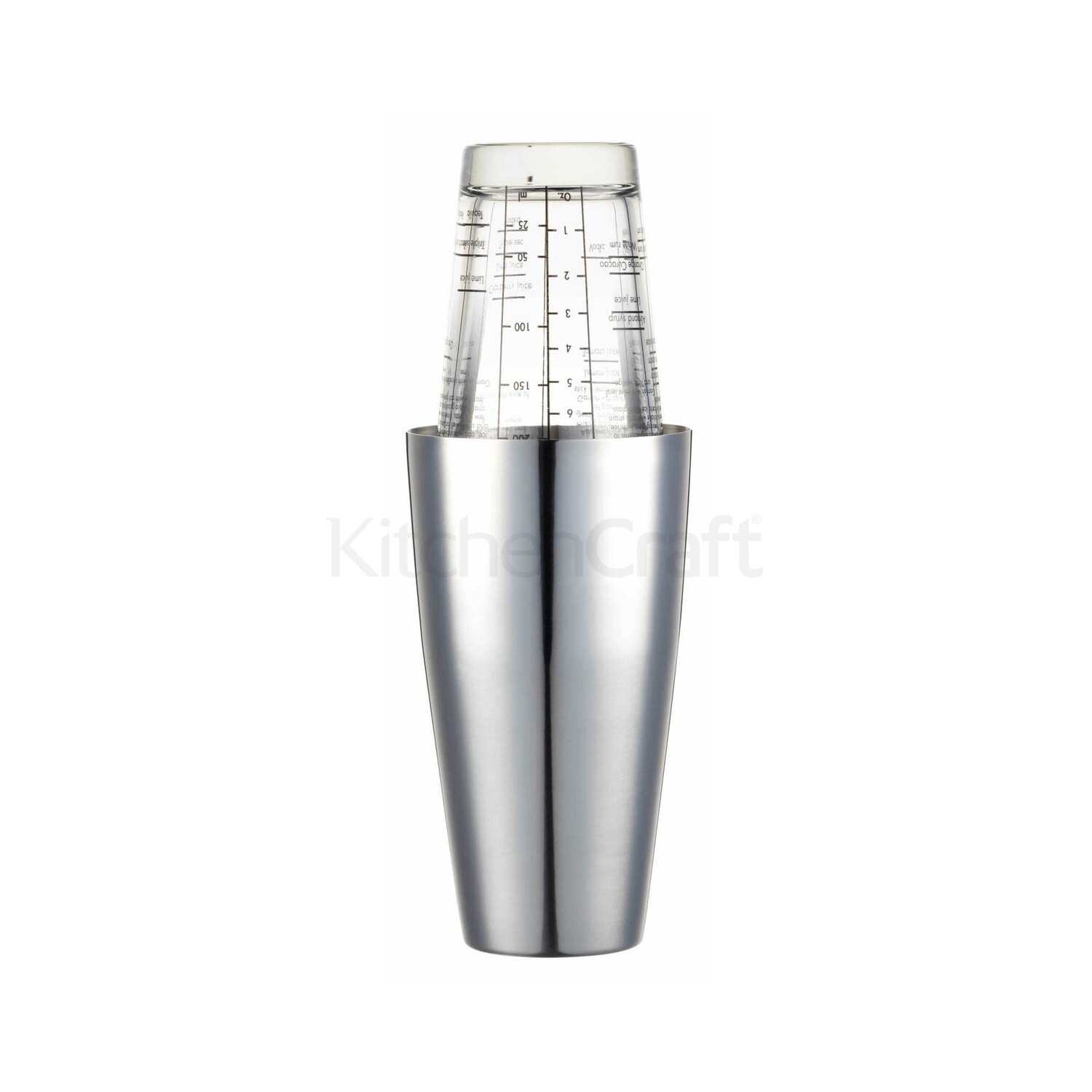KC 400ML COCKTAIL SHAKER BCLLBOSTON