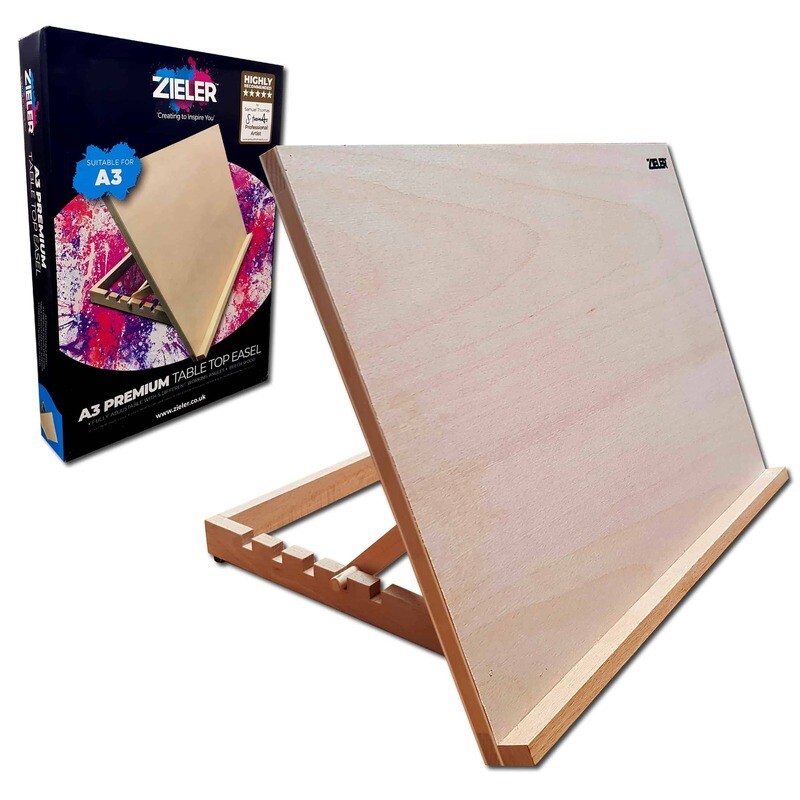 ZIELER A3 PREMIUM TABLE TOP EASEL 07290000