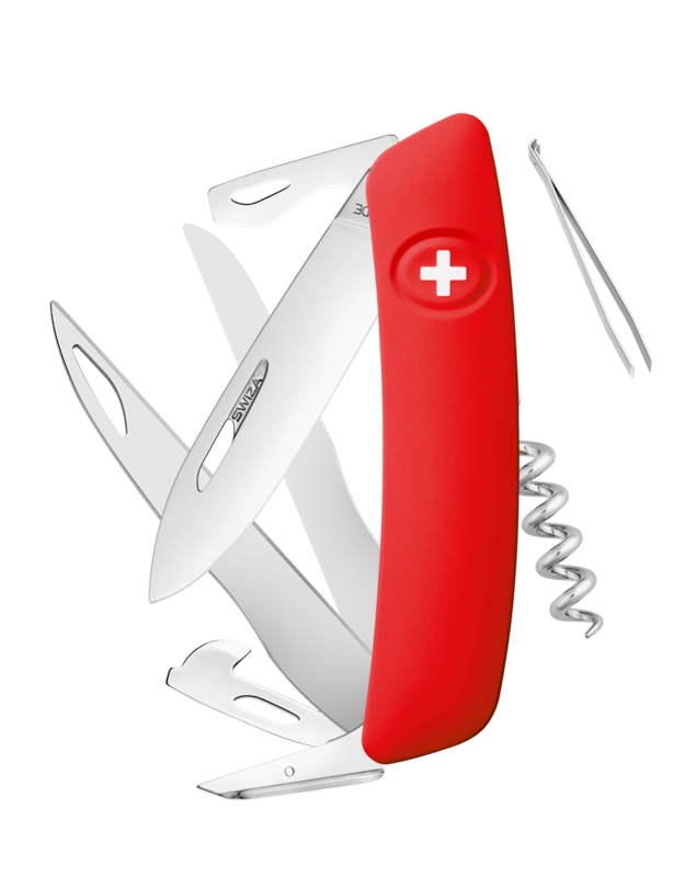 SWIZA D07 SWISS KNIFE - RED