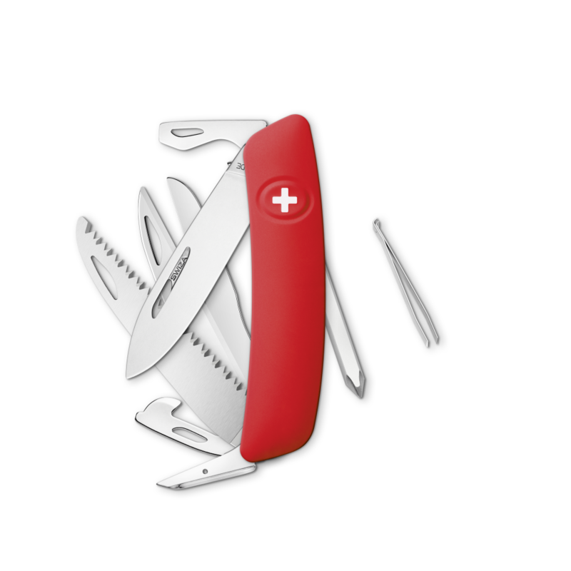 SWIZA D10 SWISS KNIFE - RED
