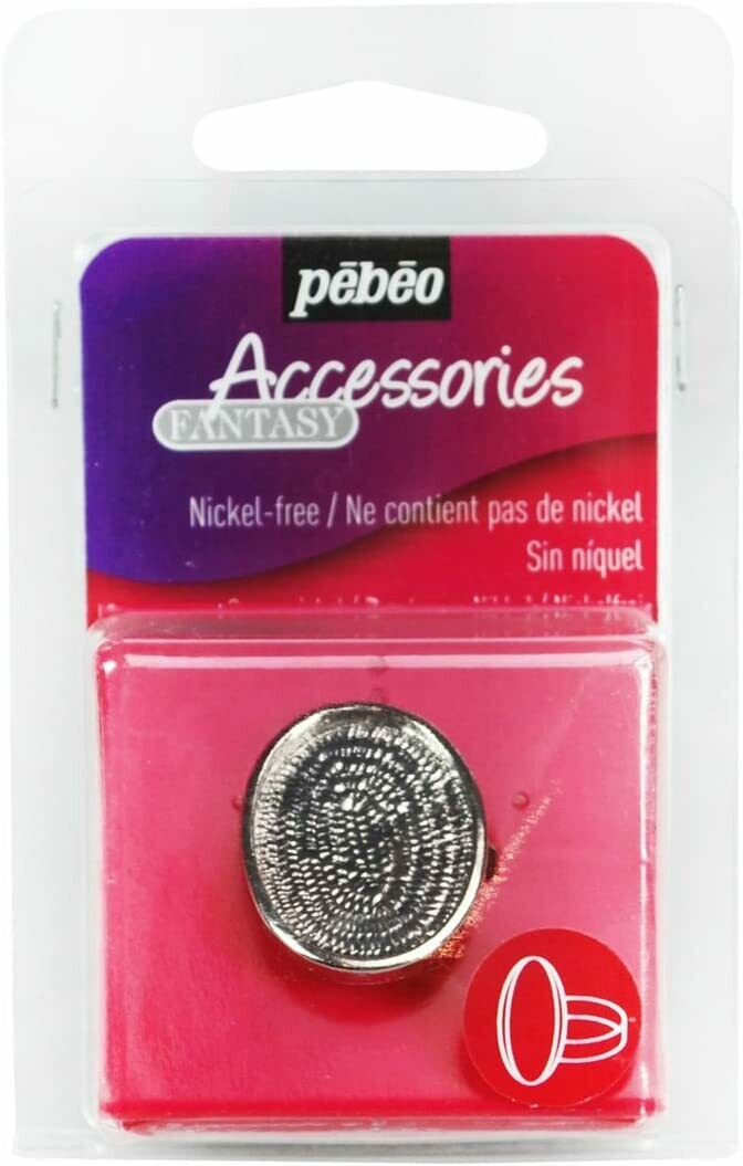 PEBEO FANTASY METAL OVAL RING 166801
