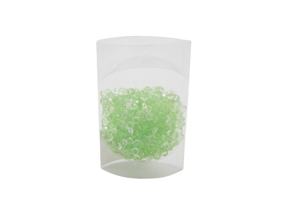 SCHUM 60GRM DECORATIVE PEARLS ACRYL 715958, Colour: Green