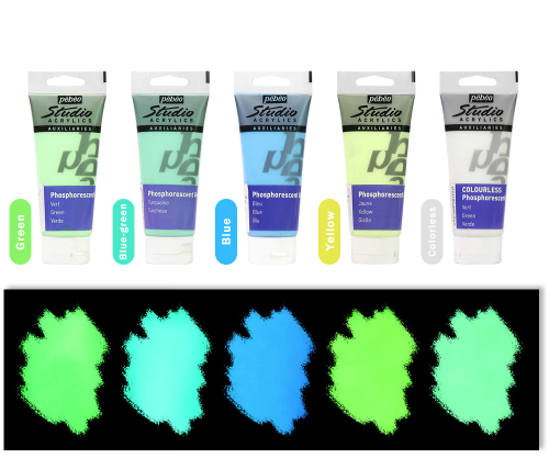 PEBEO 100ML ACRYLIC STUDIO GLOSS GEL GLOW DARK