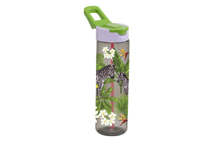 HEREVIN 0.73LIT SPORTS BOTTLE W/STRAW-ZEBRA 161801