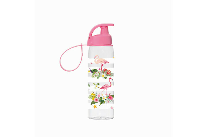 HEREVIN 0.5LITER SPORTS BOTTLE WITH HANGER 161415, Designs: Flamıngos