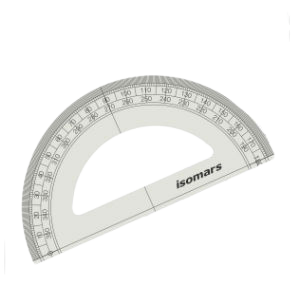 ISOMARS 6&quot; SEMI CIRCULAR PROTRACTOR 05