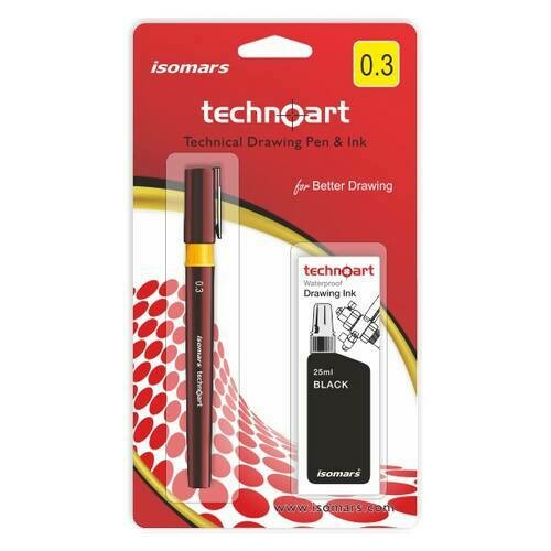 ISOMARS 0.3 TECHNICAL DRAWING PEN &amp; INK TTP1100