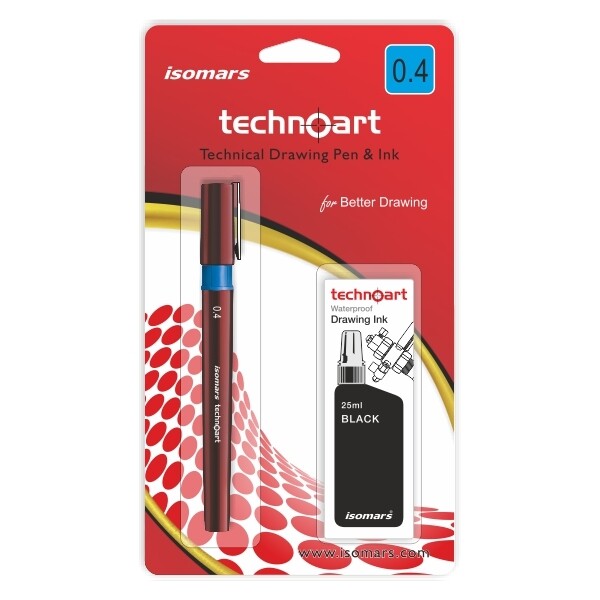 ISOMARS 0.4 TECHNICAL DRAWING PEN &amp; INK TTP1100