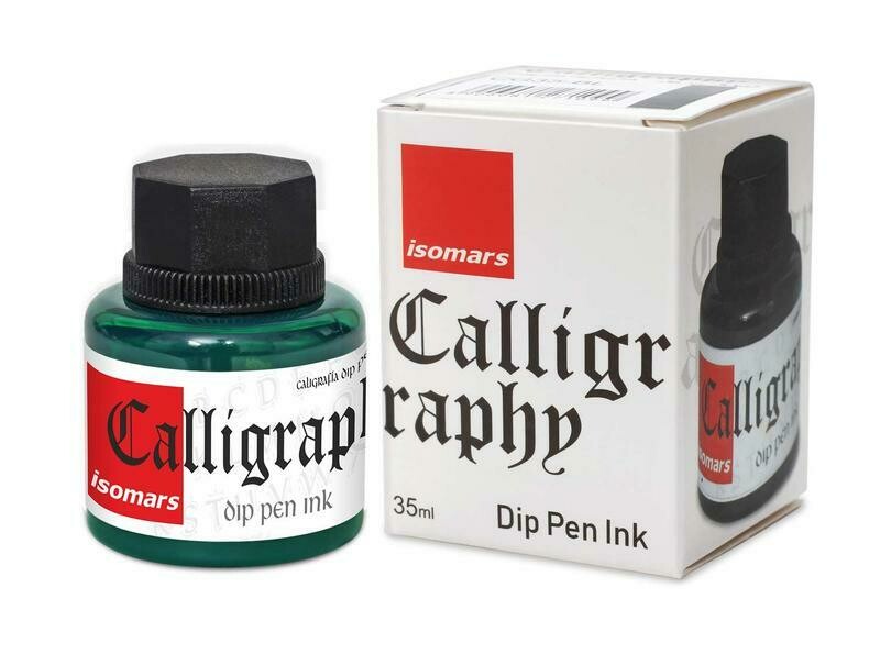 ISOMARS 35ML CALLIGRAPHY INK-GREEN CG35