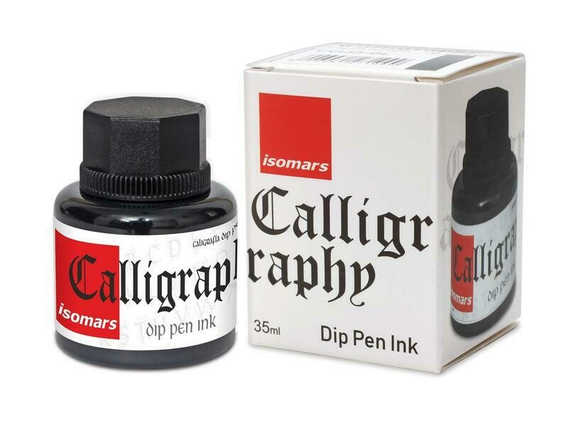 ISOMARS 35ML CALLIGRAPHY INK-BLACK CG35