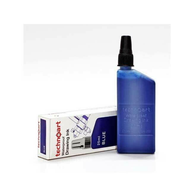 ISOMARS 25ML WATERPROOF DRAWING INK-BLUE NK100