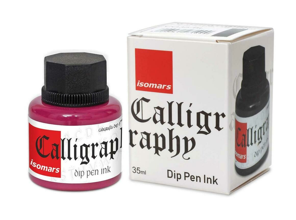 ISOMARS 35ML CALLIGRAPHY INK-PINK CG35
