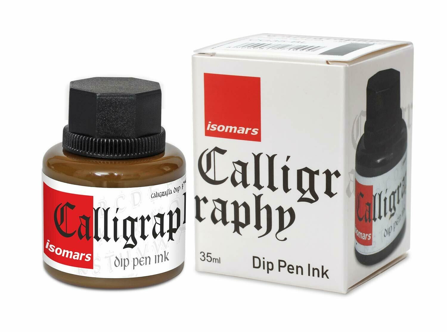 ISOMARS 35ML CALLIGRAPHY INK-BROWN CG35