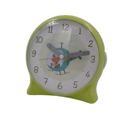 RSC 13CM PLASTIC ALARM CLOCK GU0902C C20-009, Colour: Apple Green