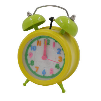 RSC 6CM PC MINI ALARM CLOCK C20-012, Colour: Yellow