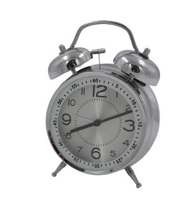 RSC 10CM TWIN BELL TABLE ALARM CLOCK C20-021