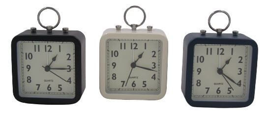 RSC 8CM SQUARE TABLE ALARM CLOCK C20-022