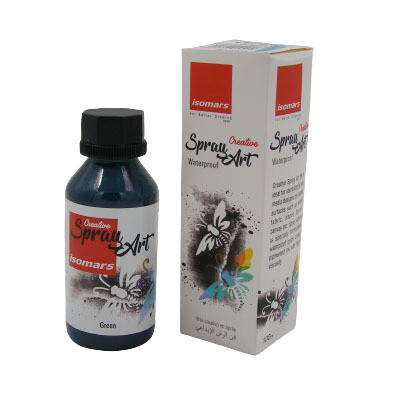 ISOMARS 100ML CREATIVE SPRAY ART INK-GREEN