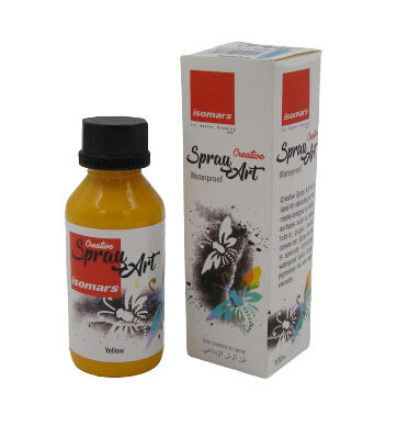 ISOMARS 100ML CREATIVE SPRAY ART INK-YELLOW